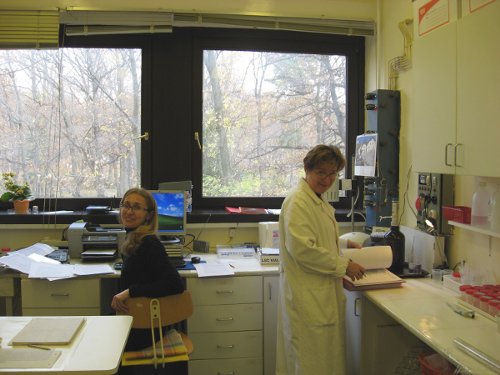 Hanna Dounar in our lab.